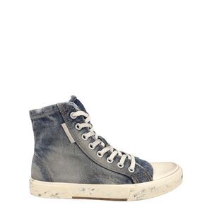 Paris Denim High-Top Sneakers